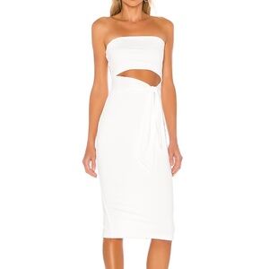 Super down strapless dress